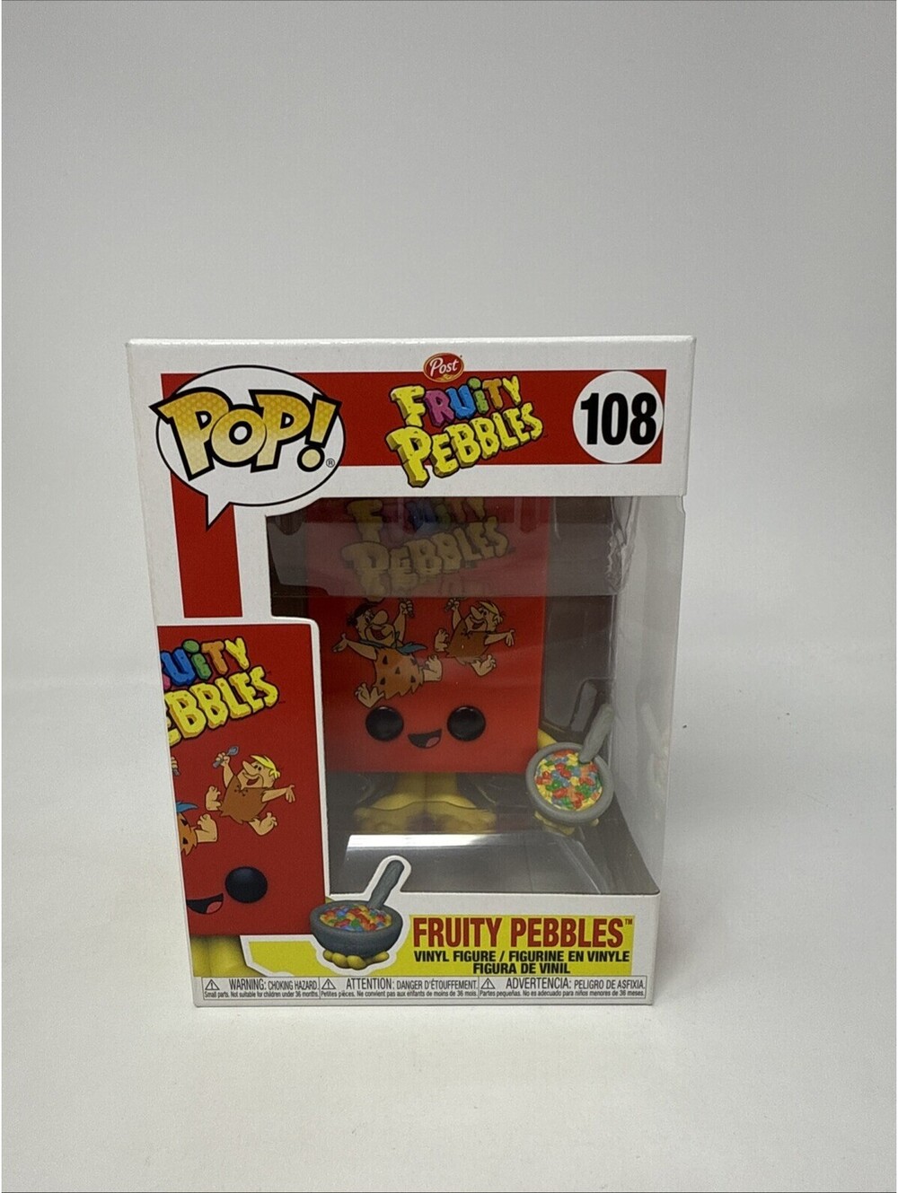 Funko Pop! Ad Icons: Post - Fruity Pebbles Cereal Box Vinyl Figure #108 #56217